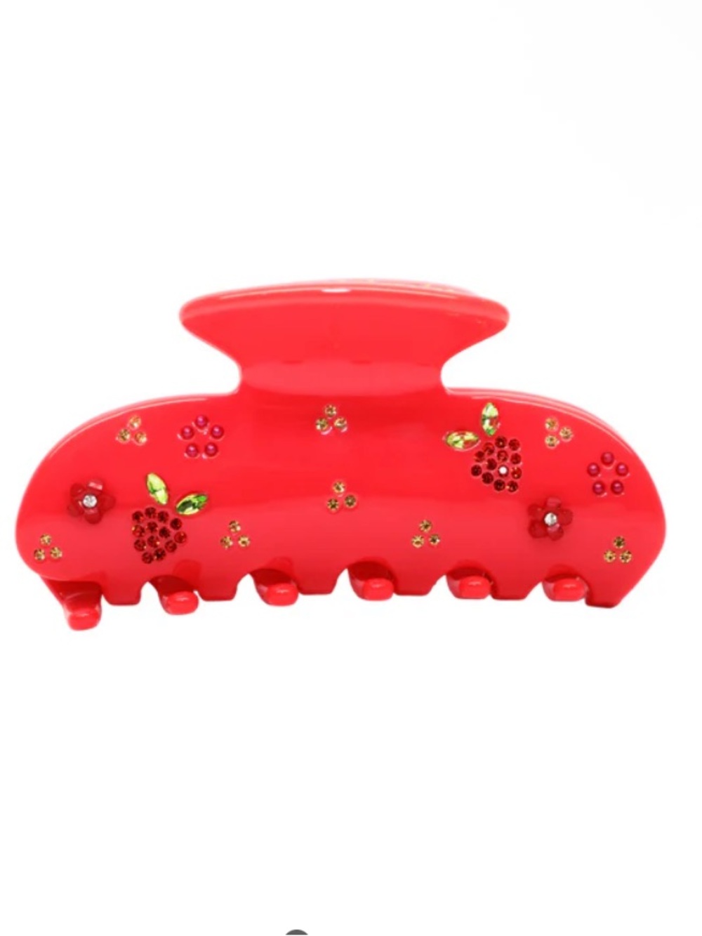 Emi Jay bundle of Red and Cream Hair Claw Clips - Picture 6 of 7